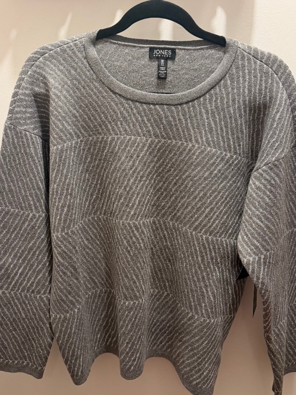 NWT Jones New York Grey Sweater